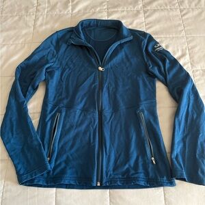Icebreaker Merino Blue Long Sleeve Top Full Zip